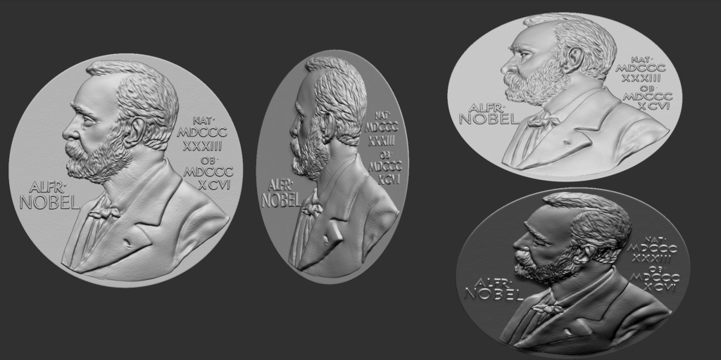 replica-nobel-medal-design-zbrush